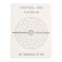 Laden Sie das Bild in den Galerie-Viewer, Armband - Mandala der Freude - Edelstahl