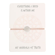 Laden Sie das Bild in den Galerie-Viewer, Armband - Mandala der Wahrheit - Edelstahl