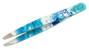 Canal Haarpinzette "Flora" blau
