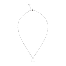 Laden Sie das Bild in den Galerie-Viewer, Halskette - versilbert - Herz
