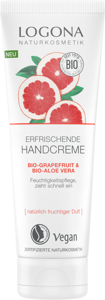 Logona Erfrischende Handcreme Bio-Grapefruit & Bio-Aloe Vera